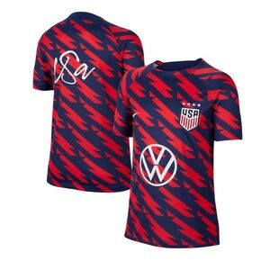 Nike USA Soccer Academy Pro Youth Size XL Pre-Match Jersey Football Shirt NWT